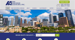 Desktop Screenshot of houstonagencies.com